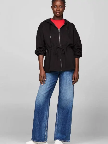 Толстовка Tommy Jeans чорна