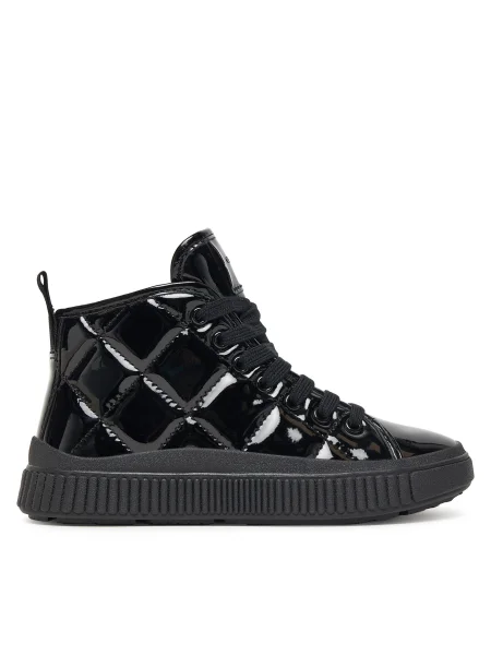 Sneakersy Geox J Laquinny S čierna