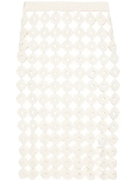 Dzianinowa spódnica midi Wales Bonner do kolan