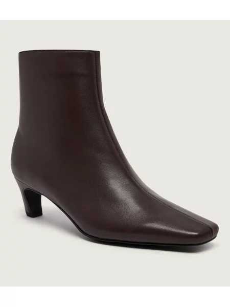 Marc Cain De piele botine maro