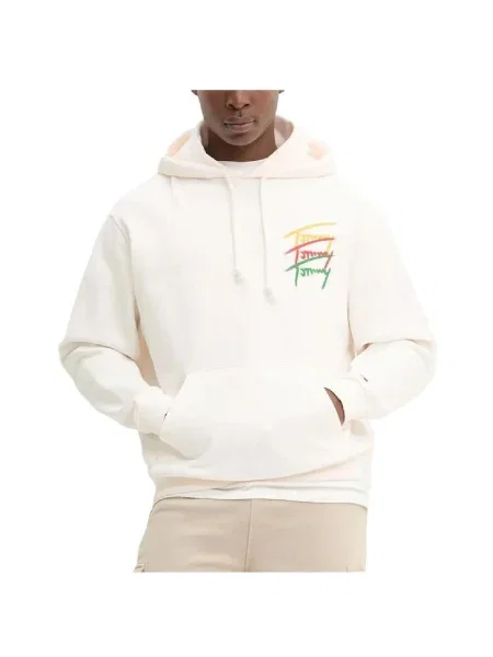 Mikina Tommy Jeans béžová