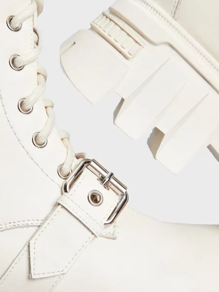 Кожаные ботинки Prpy белые