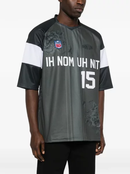 Tricou Ih Nom Uh Nit cu model floral cu imagine verde