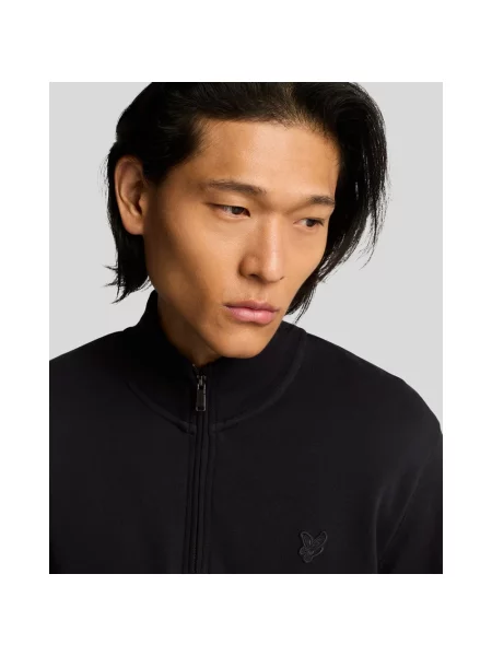Bluza rozpinana Lyle & Scott czarna