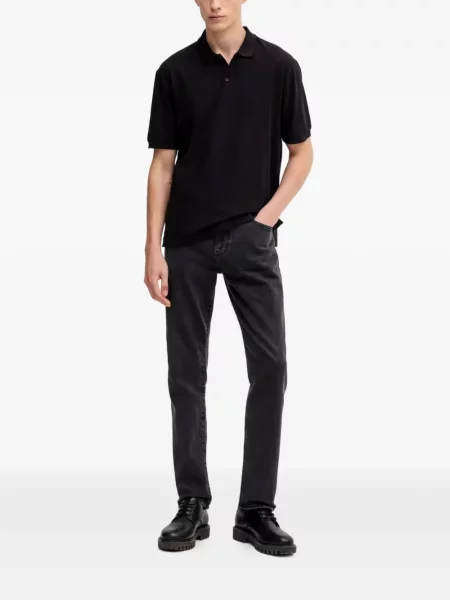 Scurt tricou polo Armani Exchange negru