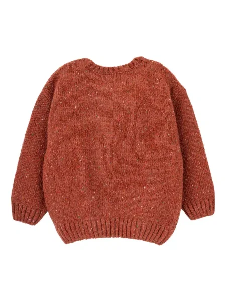 Sweter dziecięcy Knot pomarańczowy