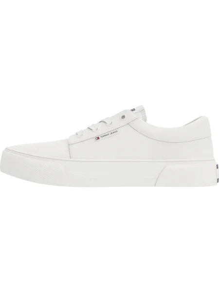Pánske tenisky Tommy Jeans Tjm Vulc. Skate Derby TCR ecru biela