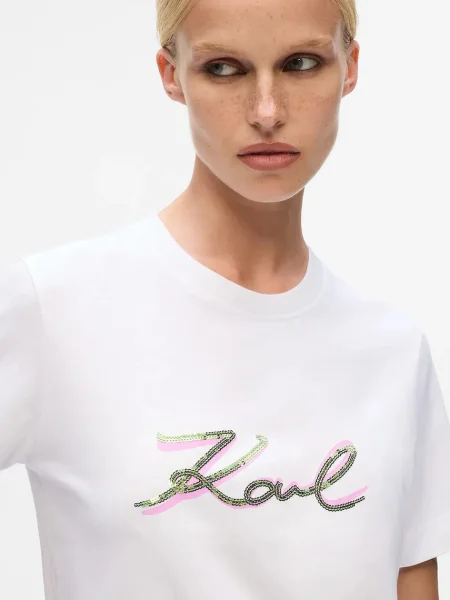 Tričko Karl Lagerfeld bílá