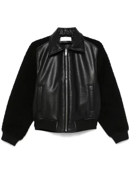 Кожено яке Random Identities черно