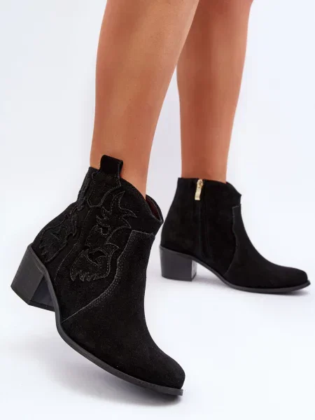 Ботуши Zazoo черно