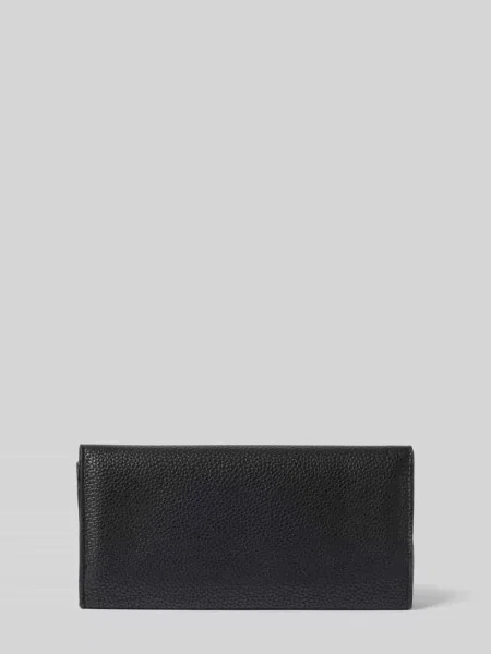 Valentino Bags portfel z imitacji skóry BRIXTON czarny