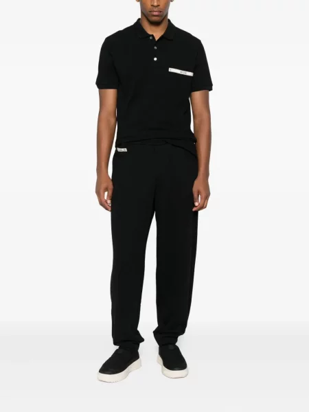 Tricou polo Moschino cu imagine negru