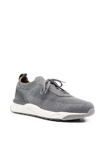 Sneakerși Santoni gri