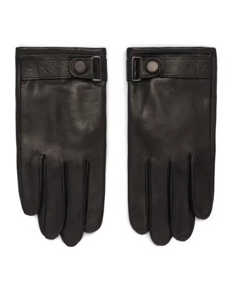 Rękawiczki Armani Exchange czarne