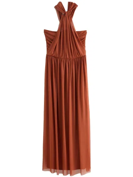 Next Rochie de seară ruginiu maro