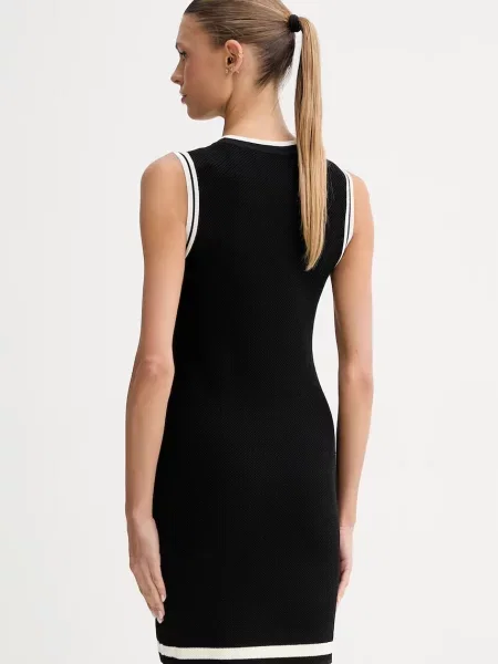 Guess Sukienka dzianinowa czarny