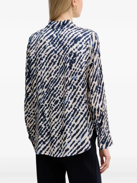 Lung cămașă Marc Aurel cu imagine cu imprimeu abstract