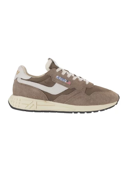 Sneakersy Autry skórzane brązowe