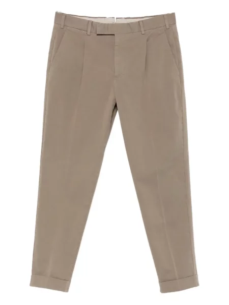 Pantaloni Pt Torino plisate maro