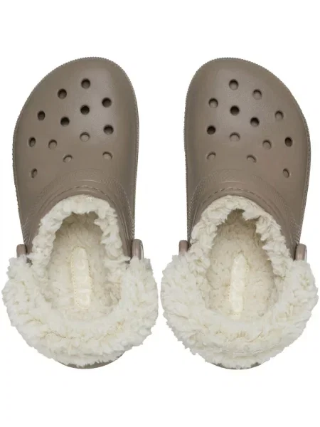 Crocs papuče za žene Classic Fleece Lined Clog smeđa
