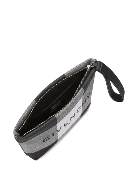Geantă Givenchy în carouri din canvas negru