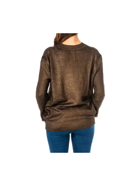Sweter La Martina wełniany brązowy