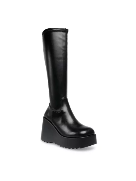 Kozaki Steve Madden skórzane czarne