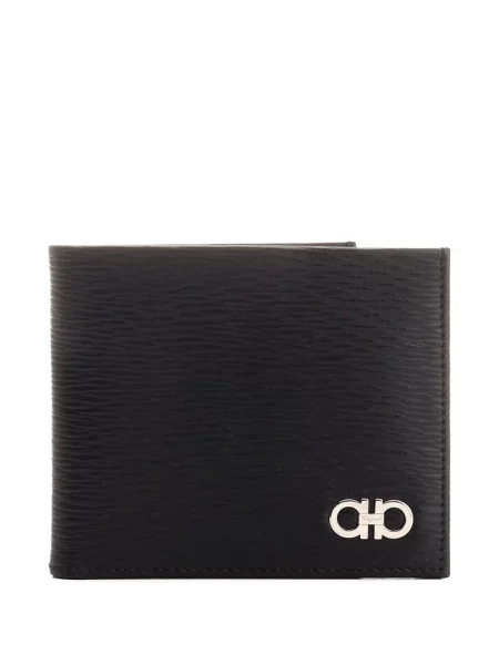 Portofel Ferragamo din piele negru