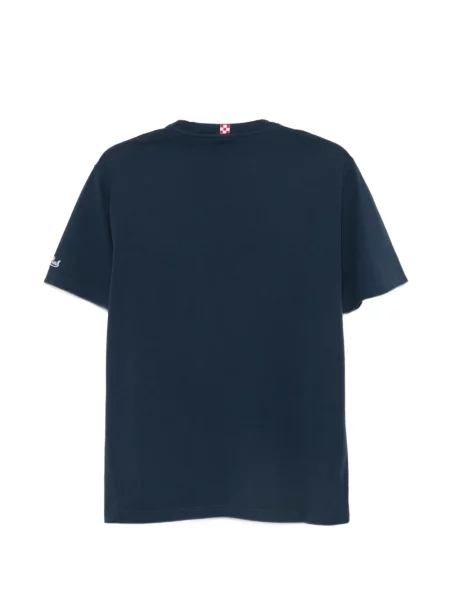 Tricou Mc2 Saint Barth cu broderie albastru