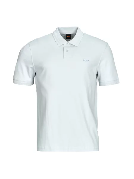 Polo majica Boss s kratkimi rokavi siva