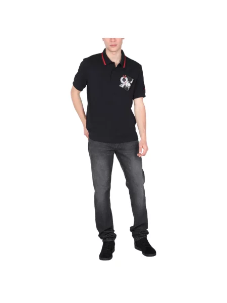 Koszulka polo Freddy czarna