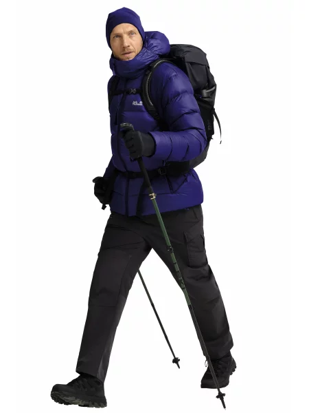 Пуховик Jack Wolfskin синий