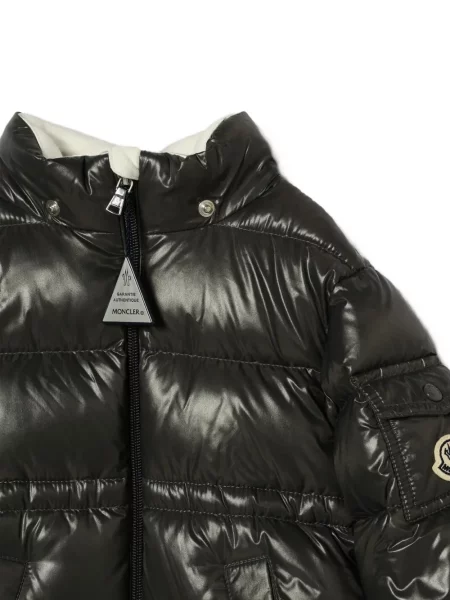 Kurtka dziecięca Moncler Enfant szara