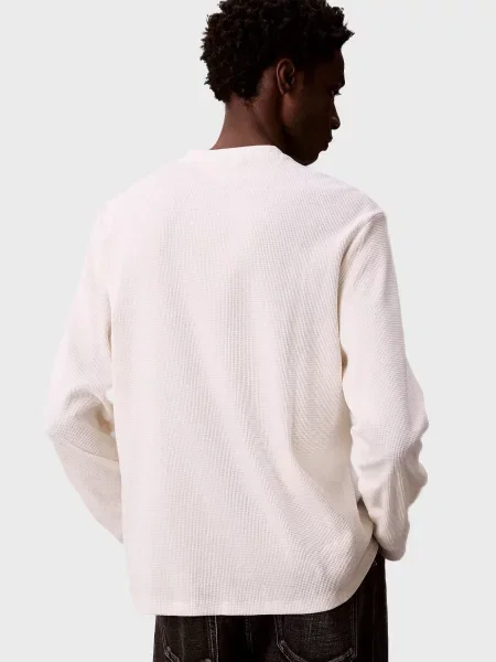 Лонгслів Calvin Klein Jeans білий