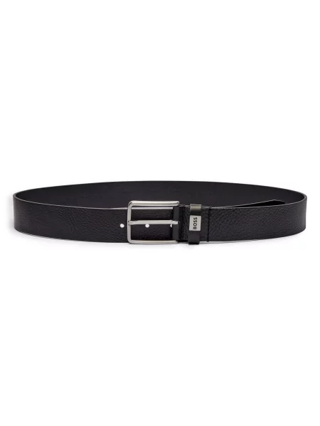 BOSS BLACK De piele curea negru