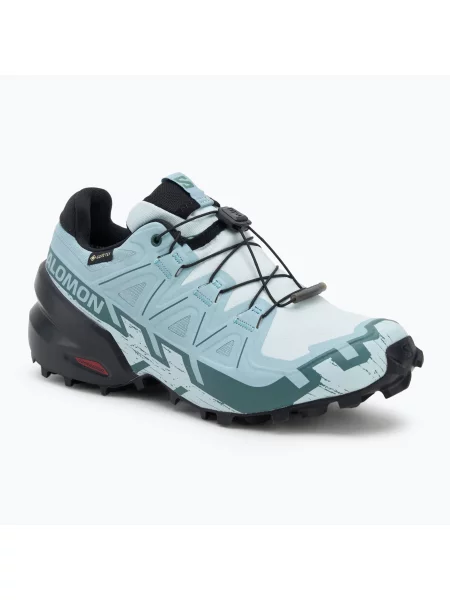 Încălțăminte de alergare pentru femei Salomon Speedcross 6 GTX ballad blue/black/tourmaline negru