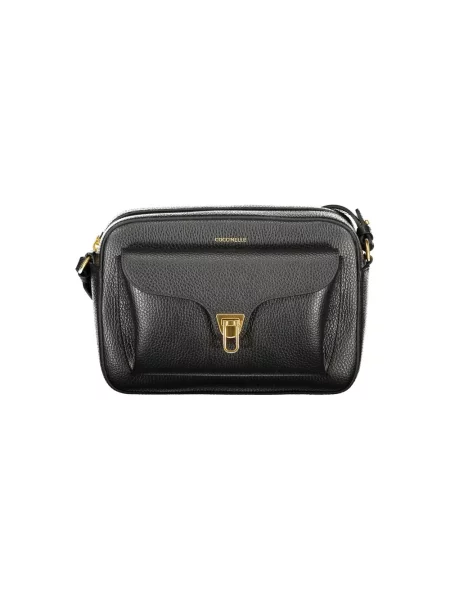 Torebka crossbody Coccinelle skórzana czarna