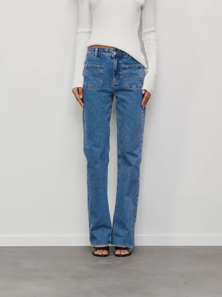 RÆRE by Lorena Rae Jeans albastru