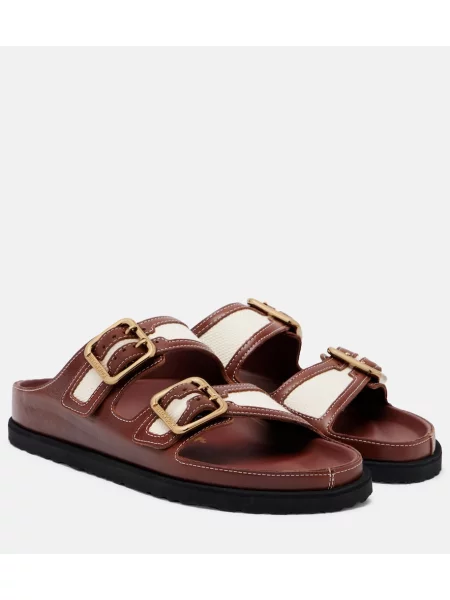 Sandale Birkenstock 1774 din piele maro