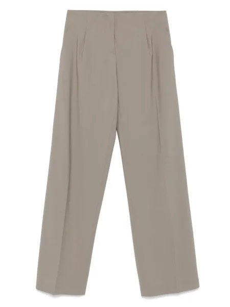 Pantaloni Christopher Esber plisate verde