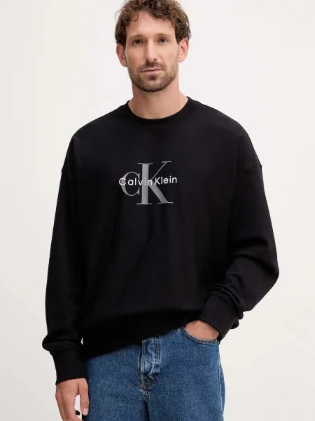 Pulover Calvin Klein Jeans črna