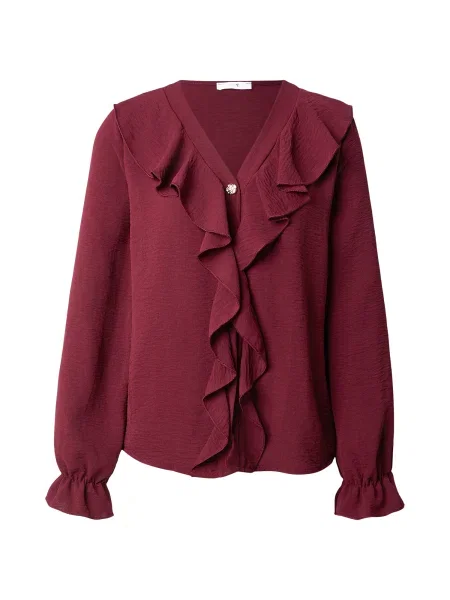 Hailys Bluză burgundy roșu
