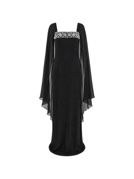 Rochie maxi Temperley London negru
