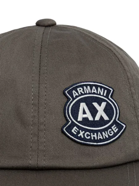 Șapcă Armani Exchange cu autograf verde