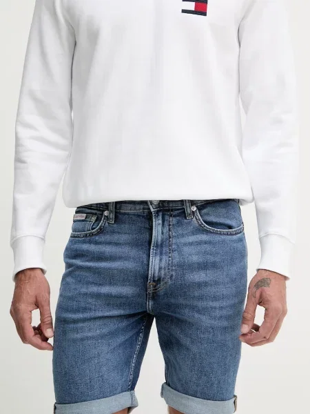 Calvin Klein Jeans šortky džínové modré
