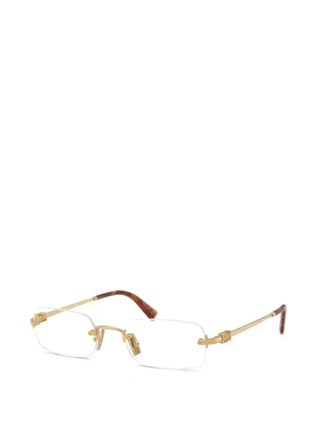 Γυαλιά ηλίου ορθογώνια Miu Miu Eyewear χρυσό