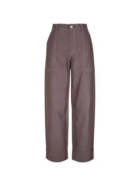 Pantaloni Lafayette 148 maro