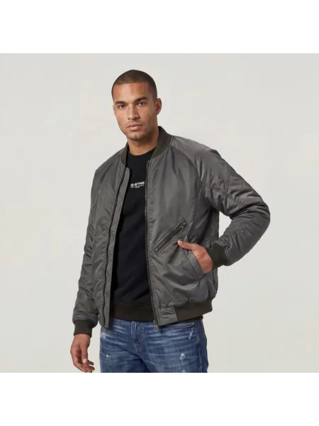 G-STAR Kurtka bomber Lw szary