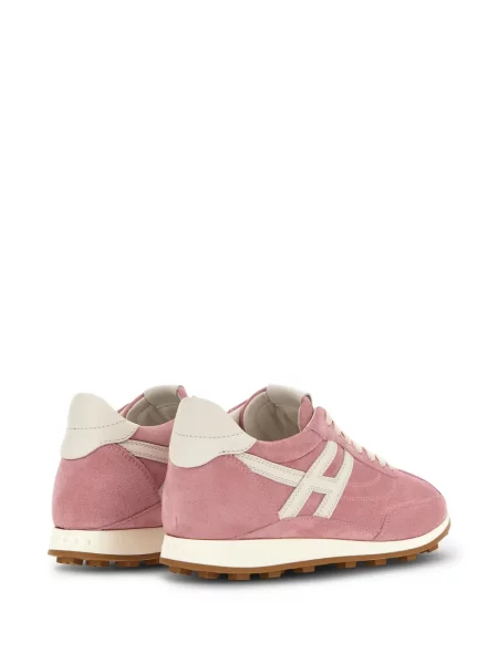 Sneakers Hogan με κορδόνια με δαντέλα ροζ