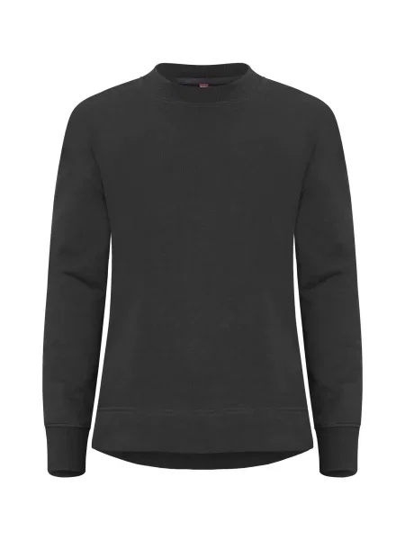 Clique Miami PRO Roundneck luźna bluza z okrągłym dekoltem – Black czarna
